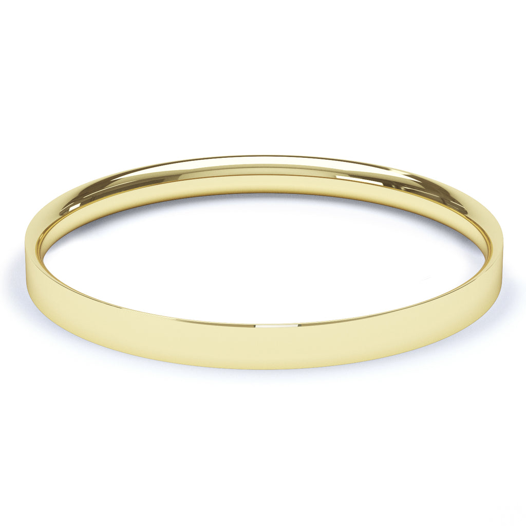2mm Polished Flat Court Profile Wedding Band – Bow & Co Jewellery Ltd